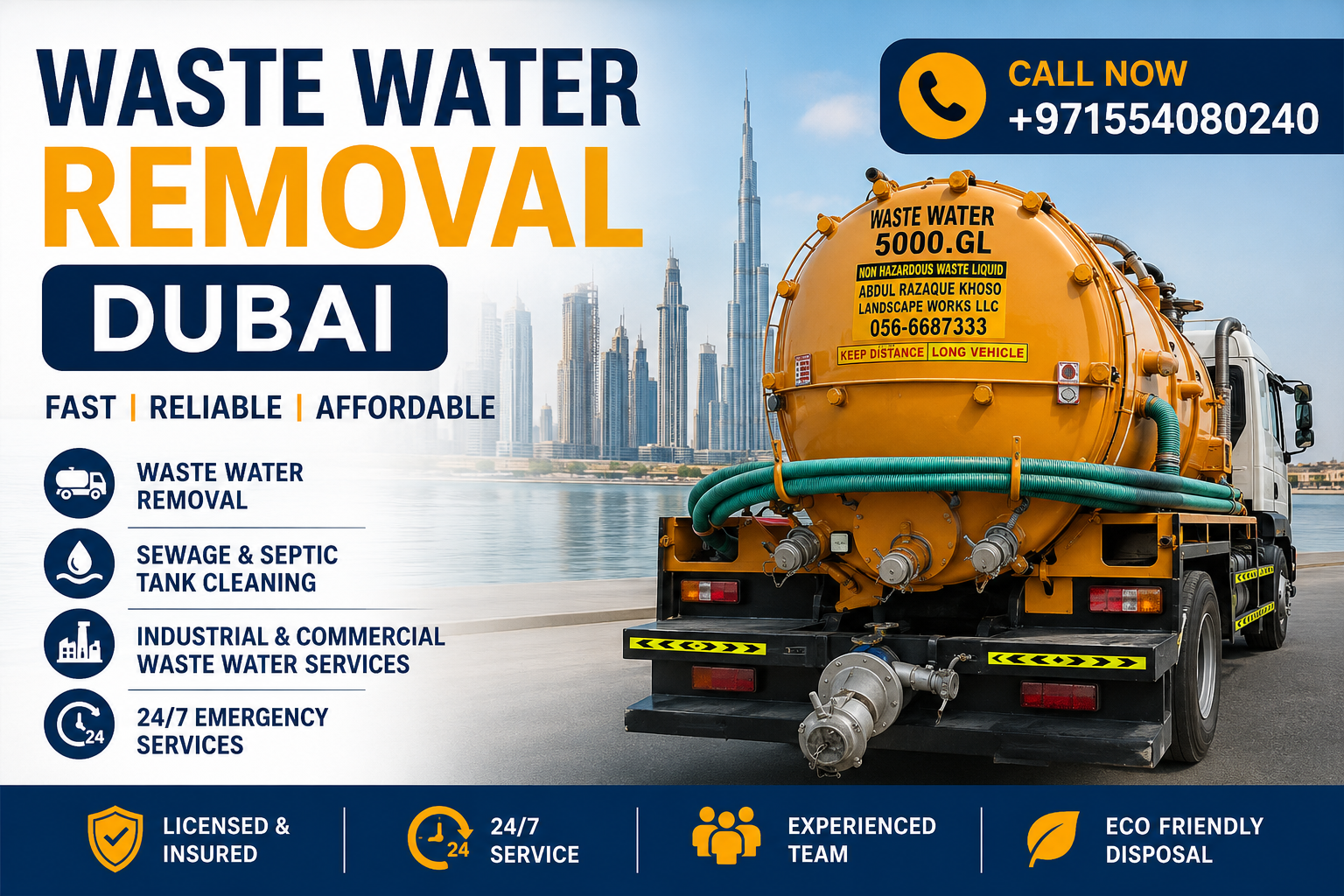 Disposal Water Removal Al Barsha